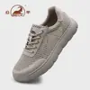 Sapatos Masculinos Autênticos Gongyang 2026 Novo Modelo Sapatos de Malha Simples Leves Respiráveis Confortáveis Casuais Antiderrapantes para Homens