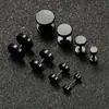 Aretes de Acero, Chapado al Vacío de Alta Calidad, No se Desvanecen, Aretes en Forma de I para Hombre, Aretes Redondos de Mancuerna para Mujer, Suministro Transfronterizo de Ebay