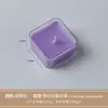 Velas Perfumadas de Concha Colorida Transparente em Formato Quadrado Velinhas Artesanais para Uso Doméstico Mini Velas de Chá Fragrância de Aniversário Velas de Aniversário