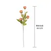 Xingnuo Flor Artificial de Peonía de 4 Cabezas Fabricante Flores Falsas Plantas Verdes Venta al por Mayor Decoración de Bodas Estilo INS Artesanía Transfronteriza