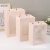 Bolsas de Souvenir, Bolsas de Papel, Bolsas de Regalo, Bolsas para Ramos, Bolsas de Regalo para el Día del Maestro, Bolsas Tote con Ventana Transparente
