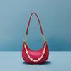 Bolso Diseño Nicho Bolso Sobaco Retro 2025 Primavera y Verano Nuevo Primavera Versátil Un Hombro Cruzado Media Luna Silla de Montar