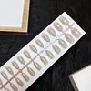 Puntas de Manicura Francesa Ojo de Gato Suave Mate Degradado Tiras Pre-hechas 30 Piezas Tamaño para Uñas Portables Personalización Directa de Fábrica