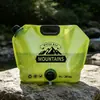 Bolsa Portátil para Armazenamento de Água ao Ar Livre, Bolsa para Transporte de Água, Bolsa Dobrável de Plástico para Armazenamento de Água para Montanhismo, Pesca Selvagem, Viagem e Acampamento Essenciais