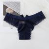 Calcinha de renda de fábrica transfronteiriça feminina sexy cintura baixa calças T feminina oca leve respirável calcinhas femininas