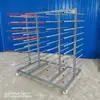 Pintura de Móveis Push-Pull Gabinete Multicamadas com Bolhas Painel de Porta de Guarda-Roupa Estante de Secagem Estante de Secagem de Tinta Estante de Armazenamento