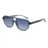 Nuevas gafas de sol retro europeas y americanas de doble puente transfronterizas para hombre, gafas de sol de moda para mujer, gafas de montura grande de alta gama