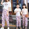 Pantalones antimosquitos finos de verano para niños y niñas, pantalones de playa informales, pantalones bombachos transpirables de dibujos animados, venta al por mayor