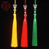 Pingente de Leque com Borla de Borboleta Estilo Antigo 12cm Borla Pingente Marcador de Página Estilo Chinês Joias Pequena Borla