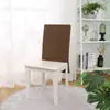 Funda elástica de forro polar para respaldo de silla para uso doméstico con falda, funda para respaldo de silla a prueba de polvo con diseño de maíz para banquetes de hotel