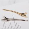 Simple ins Duckbill Clip Golden Silver Bangs Clip Cosmético Duckbill Clip Hairpin Coreano Acessórios para o cabelo