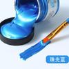 Tinta acrílica perolada cor metálica dourada prateada 100ml perolada DIY à prova d'água tinta de pintura acrílica direto da fábrica