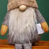 Nuevas Decoraciones Navideñas Muñeco Sin Rostro de Rudolph Tejido No Tejido Figura Creativa Adorno de Muñeco de Escritorio