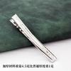 Pinza de pico de pato engrosada de 7.6 cm Estándar europeo sin níquel Pinza cuadrada sin plomo sin níquel Comercio exterior no es fácil de oxidar Accesorios para pinzas para el cabello DIY Nuevo