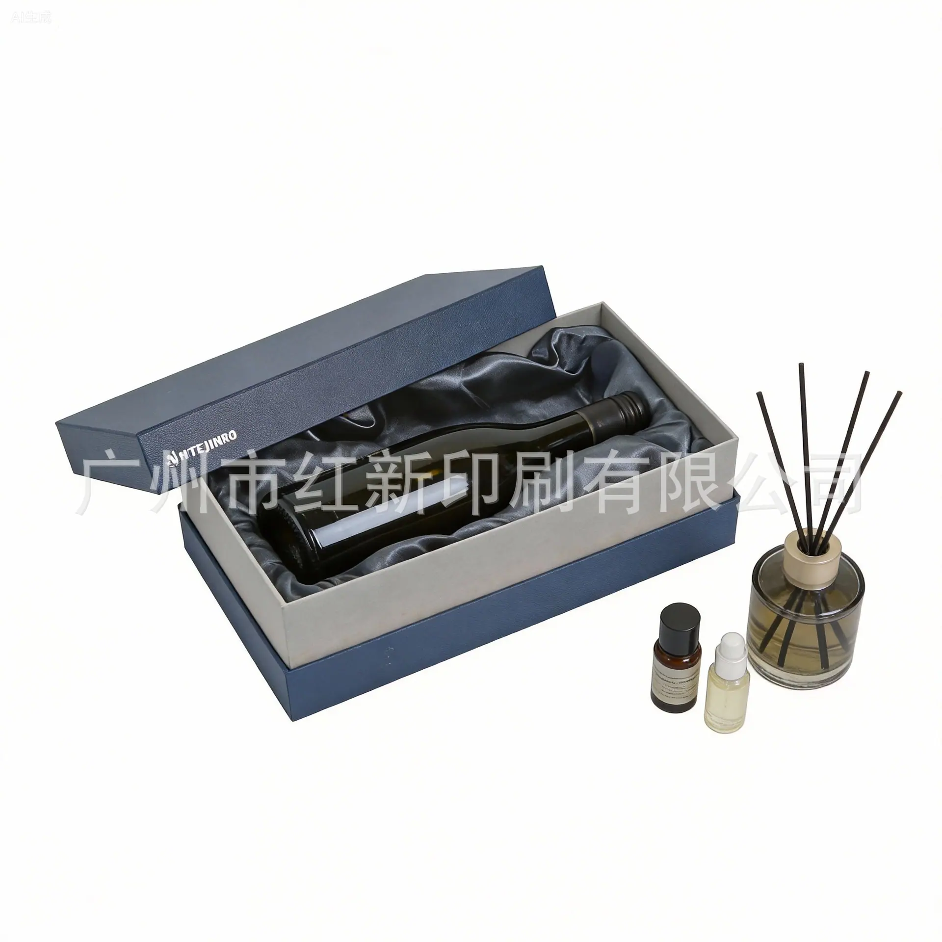 我要弄一个使用场景_放一个酒瓶进去_盒子旁边放点其