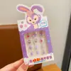 Nuevas Pegatinas para Uñas de Dibujos Animados de Kuromi para Bebés, Linda Decoración de Uñas Impermeable para Niñas Pequeñas, Pegatinas para Uñas para Niñas