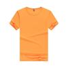 Camiseta de Verão de Secagem Rápida Quadrada Pequena Gola Redonda Manga Curta Roupa para Atividade de Competição de Verão Camisa Cultural Logo Impresso Personalizado
