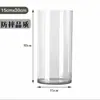 Venta Directa de Fábrica de Floreros de Plástico Imitación Vidrio de Alta Transparencia, Cubos para Flores Ecológicos, Contenedores Hidropónicos Espesados para Plantas y Botellas