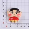 Dibujos Animados Shin-Chan Resina Accesorios DIY Pegamento de Crema Pegatinas para Funda de Teléfono Materiales para Pasador Charms DIY para Zapatos