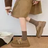 Zapatos Mary Jane de Cuero Estilo Británico Retro Nuevo con Hebillas Dobles Falsas Suela Gruesa Otoño 2026 Mocasines para Mujer Versátiles