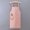 Avental Simples Floral Orelha de Coelho Estilo Pastoral Casa Avental de Alça Feminino Loja de Flores Loja de Panificação Roupas de Trabalho Anti-Mancha