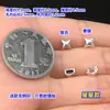 Plata de Ley S925 Seiko Cuentas Espaciadoras Pequeñas Patrón Martillado Cuentas Barril Juguete de Cristal Cuerda de Mano Trenzada Collar Accesorios Hechos a Mano DIY