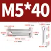 Pasador de Acero Inoxidable 304 con Cabeza Plana y Agujero, Pasador Cilíndrico, Pasador de Posicionamiento Cilíndrico Gb882 con Juego de Pasador de Chaveta