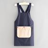 Blusa Composita Impermeable de Moda de Manga Larga para Uso Doméstico en la Cocina de Mujeres, Delantal de Cocina para Catering con Logo Impreso para Ropa Exterior de Hombres