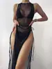 2027 Novo Maiô Biquíni Cobertura Vestido de Praia Estilo Europeu e Americano da Amazon Roupa de Banho de Três Peças de Alta Qualidade para Fontes Termais para Mulheres