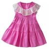 Vestido de Verano 2026 para Niña de Algodón Puro, Vestido sin Mangas para Bebé, Vestido para Niños Pequeños, Ropa para Niños, Vestido de Color Sólido para Bebé Niña