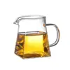 Taza de té de vidrio de borosilicato alto resistente al calor, engrosada, con filtro colador de té, separador de té, juego de té Kung Fu, tazas de té grandes y pequeñas
