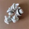 Tubo de água totalmente de cobre plugue de 4 pontos tampa de quatro pontos tubo de drenagem hexagonal rosca interna e externa tampa externa acessórios de encanamento entrega direta