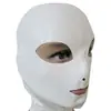 Máscara de Cabeça de Látex Branco com Olhos e Boca Abertos Headgear de Festa Fantasia Headgear para Role Play