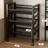 Nuevo Estante de Almacenamiento de Cocina de Pie de Múltiples Capas para Almacenamiento de Verduras, Estante Multifuncional para Artículos Diversos para el Hogar, Estantes de Almacenamiento Montados en la Pared