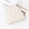 Gorro de Punto de Piel de Conejo Personalizado para Otoño e Invierno, Gorro Casual Unisex que Protege las Orejas, Gorro de Lana Grueso a la Moda