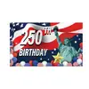 Bandera del Modelo Nuevo Americano del 250º Aniversario Transfronterizo Bandera de América 250 Bandera Arreglo de Escena Decorativa