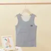 Chaleco para Niños Hecho de Tejido Térmico Sin Costuras, Nuevo Modelo Otoño e Invierno 2026, Chaleco Cálido de Forro Polar Doble Cara para Niños y Niñas, Protección para el Vientre