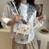 Estilo Occidental Mariposa Nueva Moda Corazón Femenino 2025 Combinación de Colores Casual Multifuncional Mochila y Bolso de Hombro para Mujer