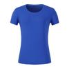 301W Camiseta de Manga Corta con Cuello Redondo de Algodón Siro de 40 Hilos para Mujer, Traje de Grupo con Logo Estampado, Simple, Versátil y Cómodo