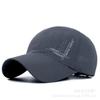 Nova Touca de Baseball de Malha para Uso Externo de Secagem Rápida de Verão Chapéu Respirável Estilo Coreano Chapéu Protetor Solar Chapéu de Sol para Comércio Exterior