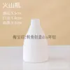 Porcelana Azul y Blanca Pintada a Mano DIY Jarrón Pintado Hecho a Mano Cerámica Blanca en Blanco Pintura por Transferencia de Agua Mármolado Cuerpo Liso Jarrón Arte Cerámica