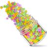 Explosiones transfronterizas estrella fluorescente de cinco puntas 5mm 12 colores set de lentejuelas para uñas Mate Nacarado parche joyería para uñas
