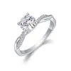 Anillo de plata de seis puntas que no se decolora, un artículo muy vendido en Temu, anillo de moissanita con un toque de lujo ligero, nicho y de alta gama para mujer