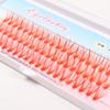 20D vermelho quente derreter cabelo (Corte radicular) simulação natural desenho animado ciliar curling tridimensional olho grande comprimento múltiplo