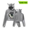 Sudadera con capucha periférica de dibujos animados NANA NANA NANA Ozaki, suéter sexy con orejas de gato para mujer de otoño