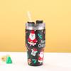 Nuevo Vaso Navideño para Coche de 20 oz de Gran Capacidad 304 Acero Inoxidable Vaso Termo al Vacío Alto Valor de Color Vaso Portátil de Mano