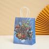 Bolsas de Regalo para Compras de Productos Nuevos Transfronterizos Bolsas de Tote de Papel Kraft al por Mayor Bolsas para Empaque de Regalos de Cumpleaños Dulces y Snacks