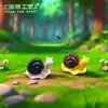 Micro paisagem de musgo criativa fofa simulação de caracol Paisagismo DIY decoração decoração acessórios miniatura