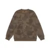 Ropa para Hombre Fengshe / Sudadera de Punto, Nueva Colección de Otoño, Textura Jacquard, Cuello Redondo, Corte Holgado, Estilo Retro Japonés, Chaqueta para Pareja