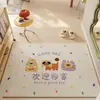 Tapetes de Entrada de Porta de Desenho Animado Podem Ser Cortados em Laços de Arame, Tapetes de Piso Antiderrapantes Raspadores de Lama e Terra Podem Ser Enviados em Nome de Outros